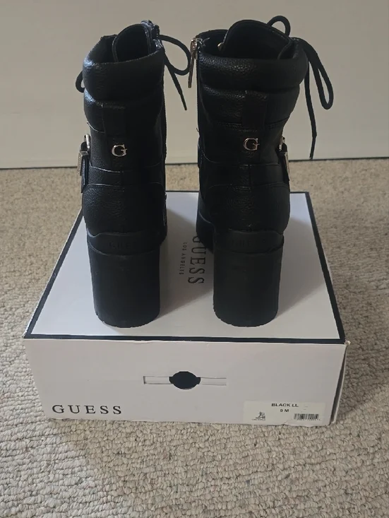 GUESS Canaly Platform Combat Boot NIB - Picture 5 of 6